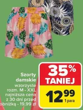 szorty damskie