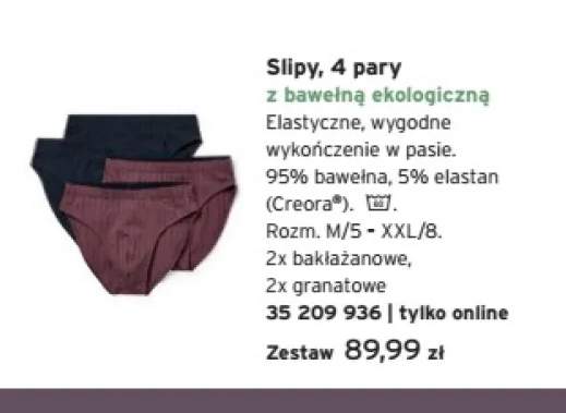 majtki męskie
