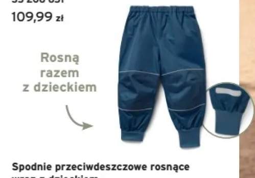 spodnie przeciwdeszczowe dziecięce