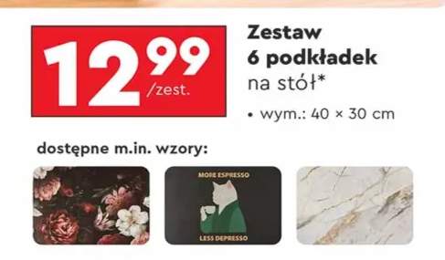 podkładka pod talerze