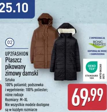 płaszcz pikowany
