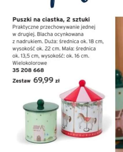puszka dekoracyjna
