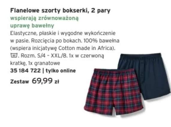 szorty męskie
