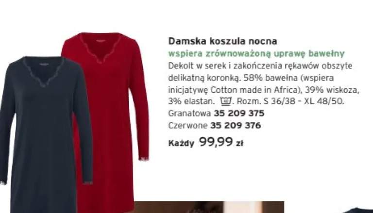 koszula nocna damska