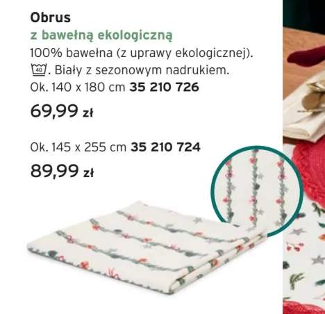 obrus świąteczny