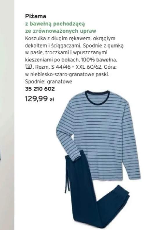 piżama męska