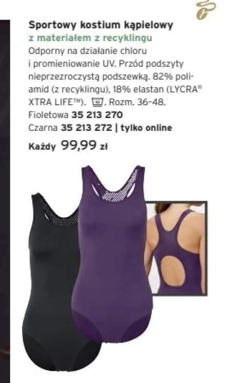 kostium kąpielowy damski