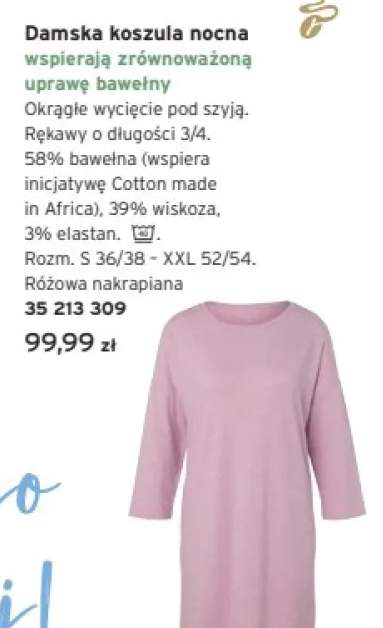 koszula nocna damska