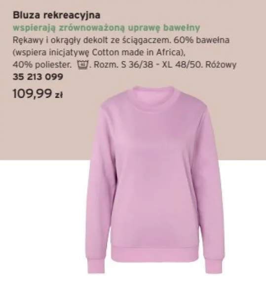 bluza sportowa damska