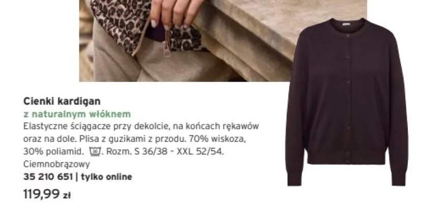 kardigan damski