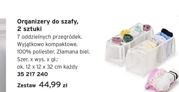 organizer do garderoby