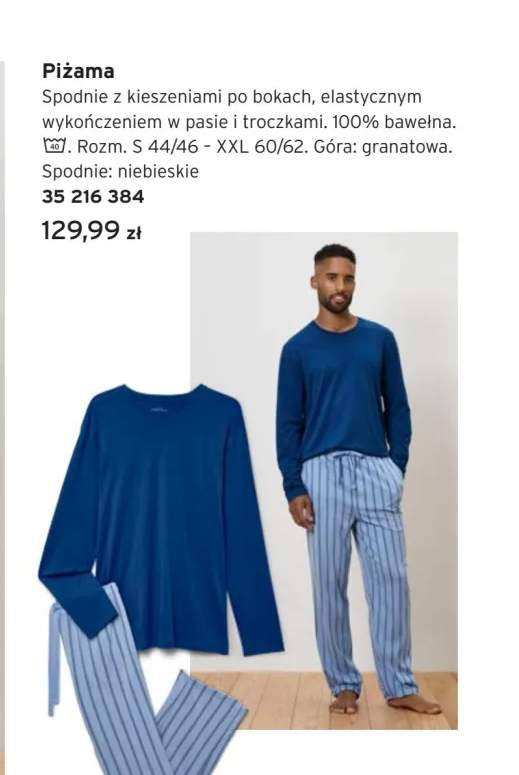 piżama męska