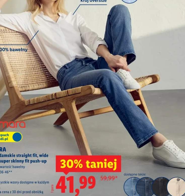jeansy damskie