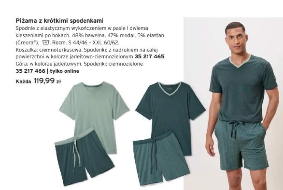 piżama męska
