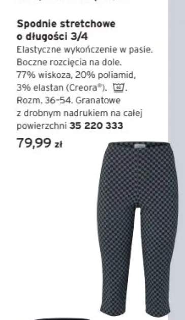 Spodnie stretchowe o długości 3/4 Tchibo