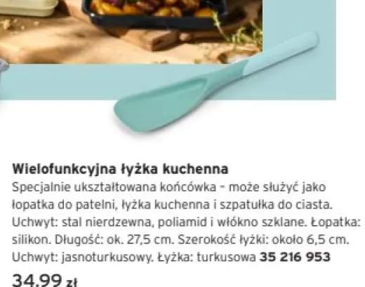 Wielofunkcyjna łyżka kuchenna
