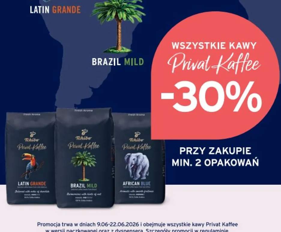 Kawa Tchibo Privat Kaffee Latin Grande +2 warianty