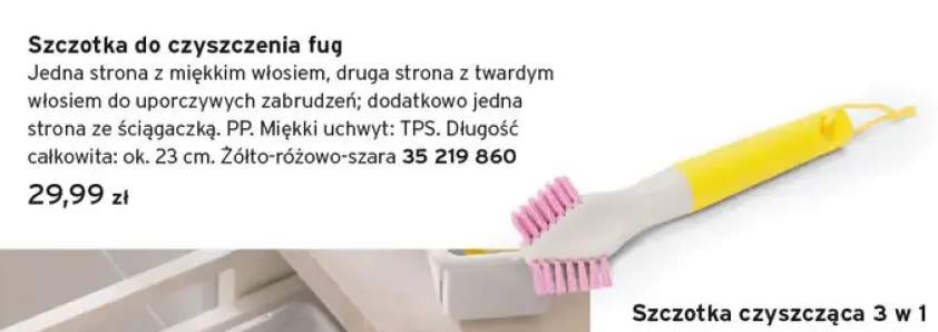 Szczotka do czyszczenia fug