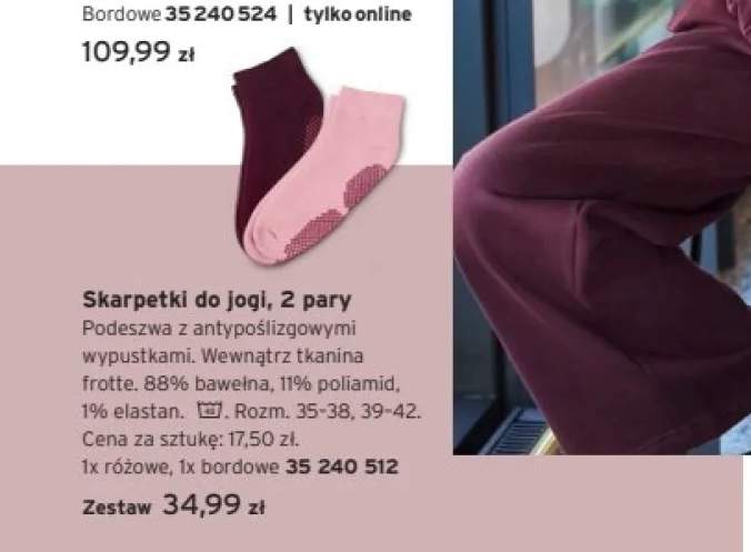 Skarpetki do jogi 2-pak