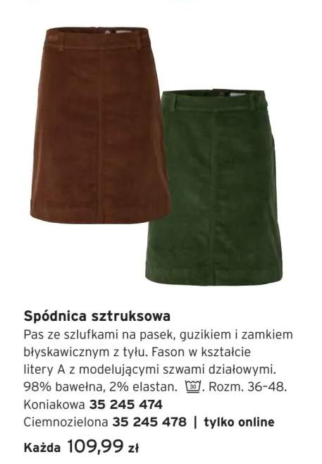 Spódnica sztuksowa