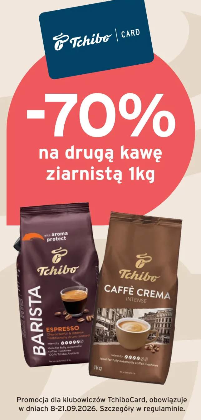 Kawa ziarnista Tchibo Barista Espresso +1 wariant