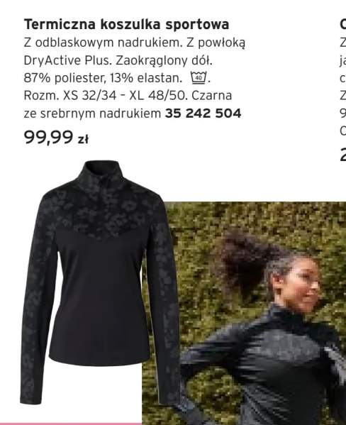 Termiczna koszulka sportowa